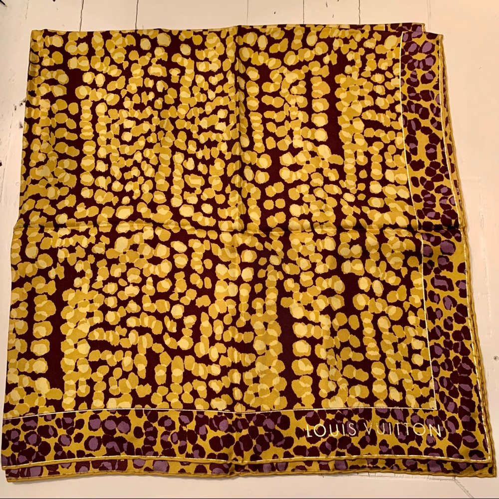 Louis Vuitton silk scarf